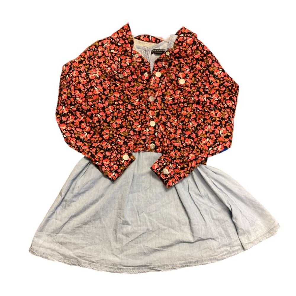 Floral - Social Standard by Sanctuary Youth Girl's Short Sleeve Dress with Jacke